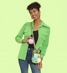 Loungefly Nickelodeon Invader Zim Gir Cellphone Crossbody Bag