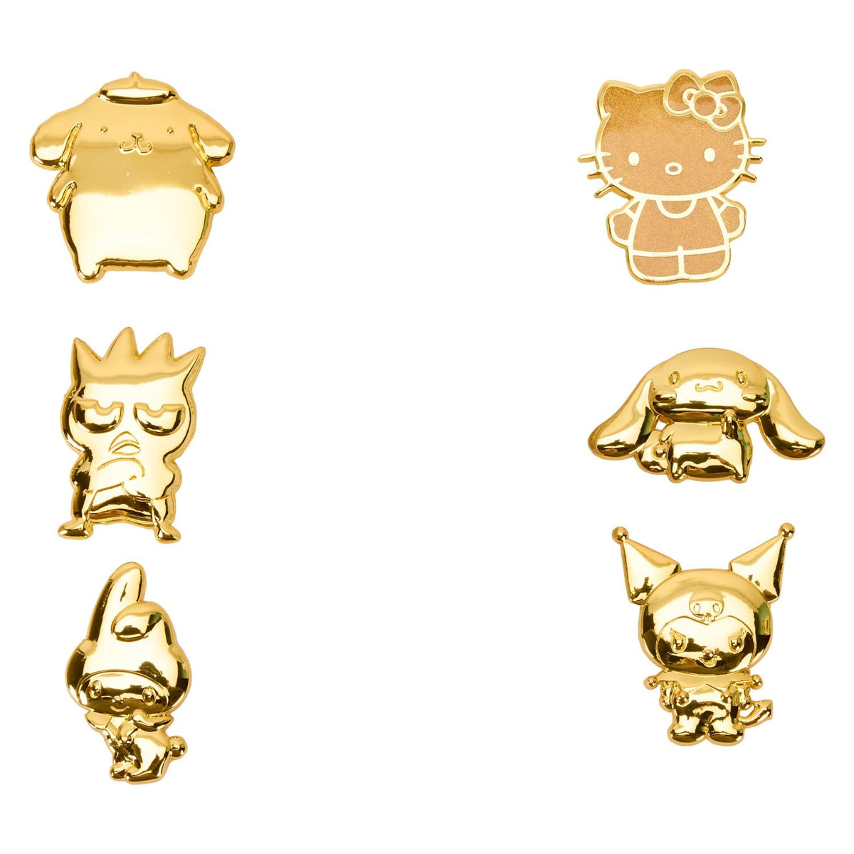 Loungefly Hello Kitty Sanrio 50th Anniversary Gold Mystery Box Pin