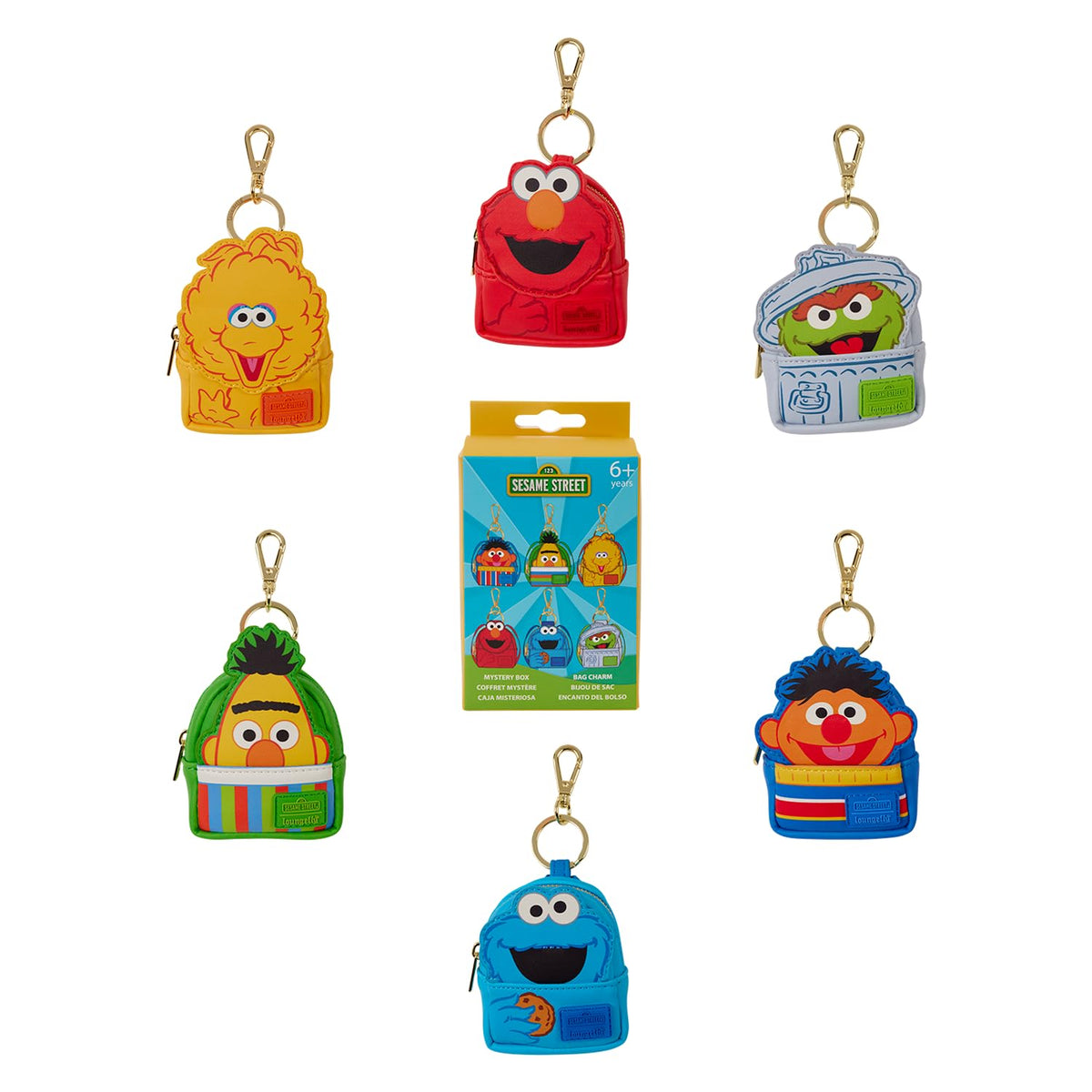 Loungefly Sesame Street Elmo and Friends Exclusive Mini Backpack