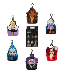 Loungefly Disney Villains Cosplay Mystery Keychain Charm Mini Backpack