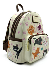 Loungefly Disney Aristocats Alice in Wonderland Cats Cat Mini Backpack