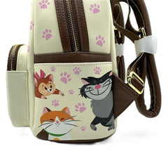 Loungefly Disney Aristocats Alice in Wonderland Cats Cat Mini Backpack