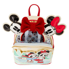 Loungefly Disney Mickey and Friends Ice Skating Holiday Mini Backpack