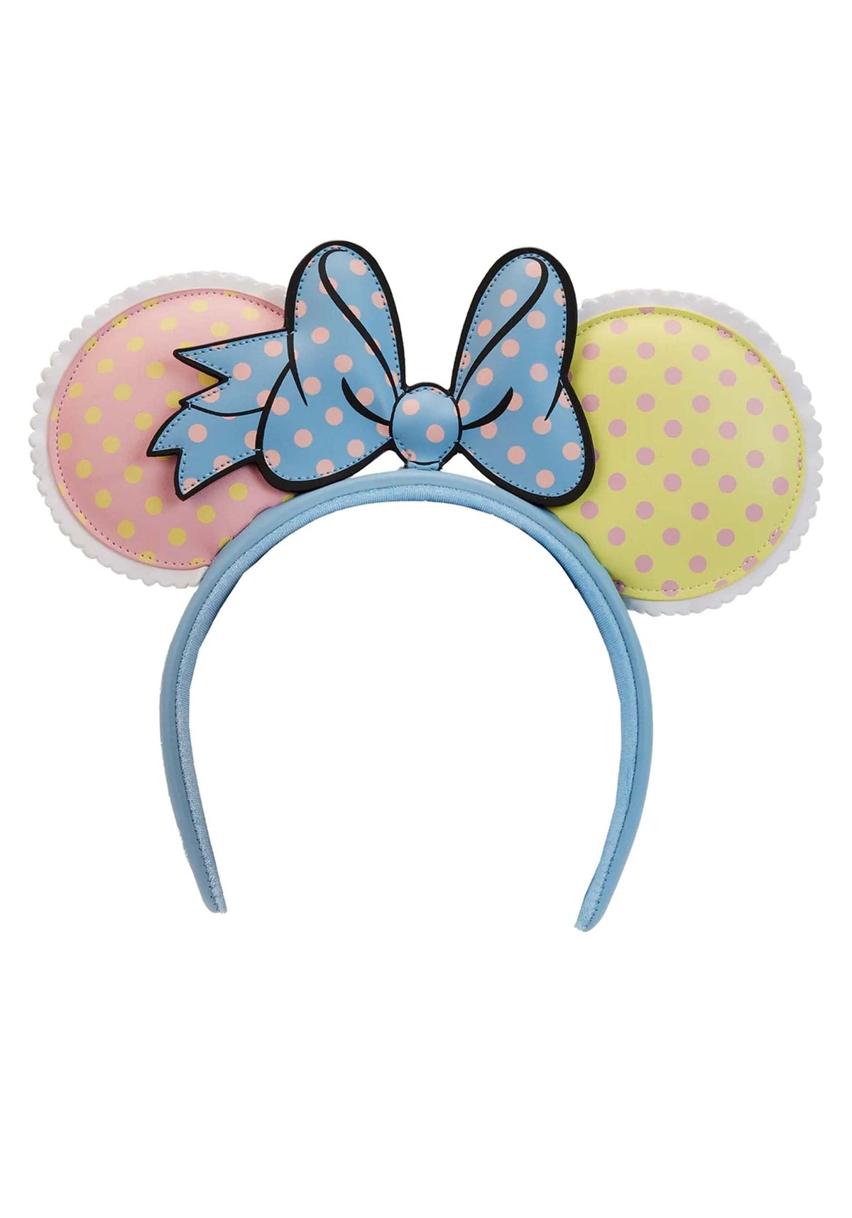 Loungefly Disney Minnie Pastel Color Block Dots Ears Headband