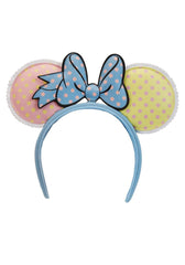 Loungefly Disney Minnie Pastel Color Block Dots Ears Headband