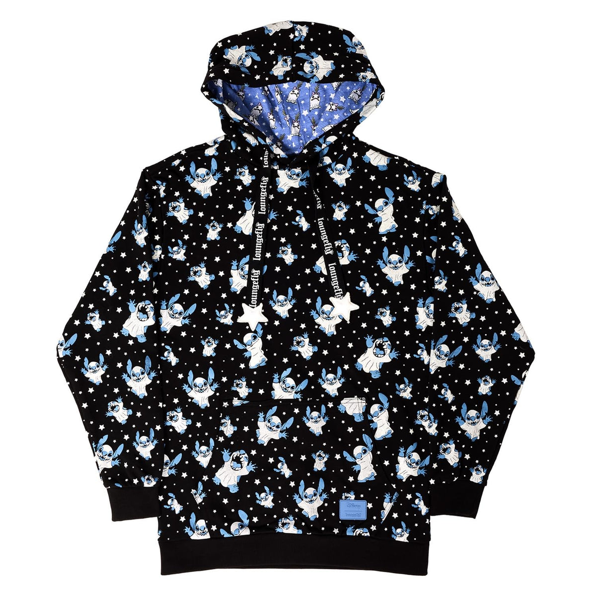Loungefly Disney Stitch Ghost Hooded Hoodie - Small