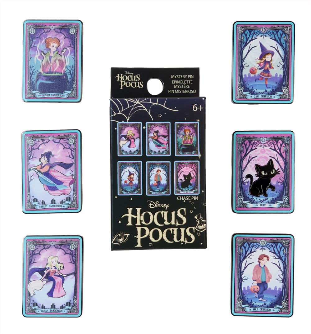 Loungefly Hocus Pocus Tarot Card Mystery Box (One ) Pin