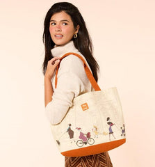 Loungefly Disney 101 Dalmatians Characters Canvas Tote Bag