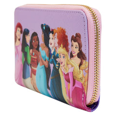 Loungefly Disney Princess Collage Zip Wallet