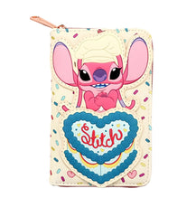 Loungefly Disney Lilo and Stitch Chef Angel Cake Zip Around Wallet
