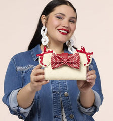 Loungefly Minnie Mouse Rock The Dots Coquette Flap Wallet