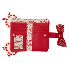 Loungefly Minnie Mouse Rock The Dots Coquette Flap Wallet