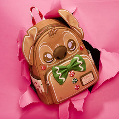LOUNGEFLY Stitch Scented Gingerbread Cosplay Mini Backpack
