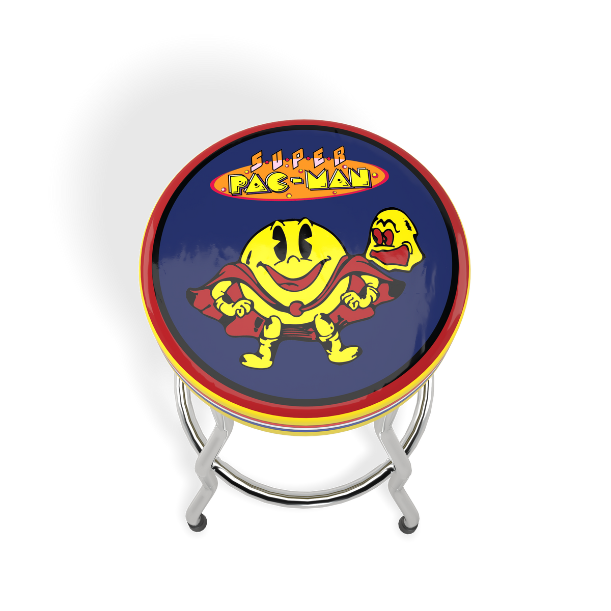 Arcade1Up Super Pac-Man Adjustable Stool