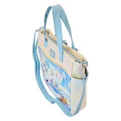 LOUNGEFLY Mickey & Friends Winter Wonderland Scene Convertible Backpack & Tote Bag