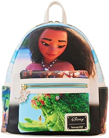 LOUNGEFLY Disney Moana Te Fiti Princess Scene Series Double Strap Shoulder Bag