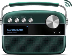 Saregama Carvaan 2.0 Portable Music Player 5000 Pre-Loaded Songs with Podcast, FM/BT/AUX , SC211WIFI-H-EGRN, SC03 - Emerald Green | 8902057400555