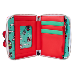 LOUNGEFLY Sanrio Christmas Wreath Zip Around Wallet