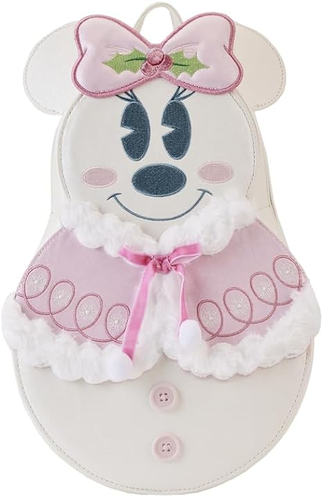 Loungefly Disney Minnie Pastel Figural Snowman Disney Mini Backpack