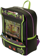 LOUNGEFLY Teenage Mutant Ninja Turtles 40th Anniversary Vintage Arcade Lenticular Mini Backpack