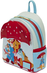 LOUNGEFLY Disney Winnie the Pooh and Friends Rainy Day Mini Backpack