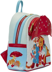 LOUNGEFLY Disney Winnie the Pooh and Friends Rainy Day Mini Backpack