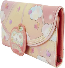 LOUNGEFLY Sanrio Hello Kitty Carnival Flap Wristlet Wallet
