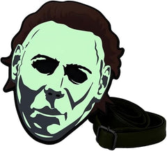 LOUNGEFLY Halloween Michael Myers Mask Glow Crossbody Bag