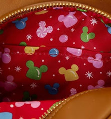 Loungefly Disney Mickey and Minnie Gingerbread Cookie Crossbody Bag