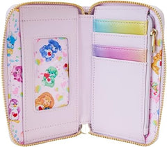 LOUNGEFLY Care Bear Cousins Forest of Feelings Zip Around Wallet