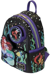 LOUNGEFLY Disney The Little Mermaid 35th Anniversary Life is the Bubbles Mini Backpack