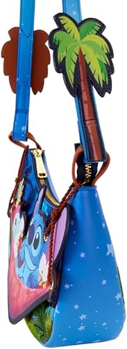 LOUNGEFLY Disney Stitch Camping Cuties Crossbody Bag
