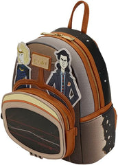 LOUNGEFLY Marvel Loki TVA Multiverse Lenticular Mini Backpack