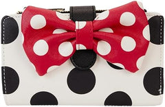 LOUNGEFLY Disney Minnie Mouse Rocks the Dots Classic Flap Wallet