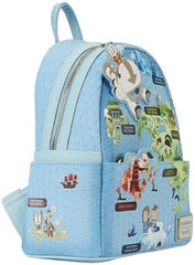 LOUNGEFLY Avatar The Last Airbender Map of the Four Nations Mini Backpack