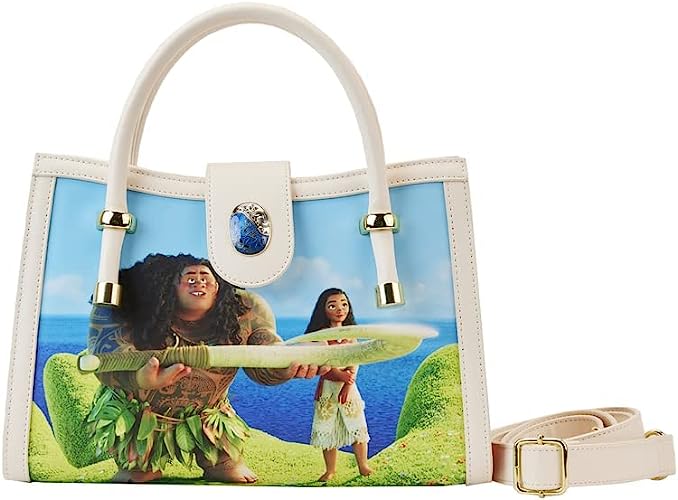LOUNGEFLY Disney Moana Princess Scene Crossbody Bag