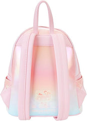 LOUNGEFLY Sanrio Hello Kitty 50th Anniversary Clear and Cute Womens Double Strap Shoulder Bag Purse