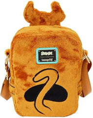 LOUNGEFLY Scooby-Doo Snacks Crossbuddies Cosplay Crossbody Bag with Coin Bag, Brown