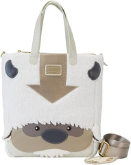 LOUNGEFLY Avatar: The Last Airbender Appa Cosplay Plush Tote Bag with Momo Charm