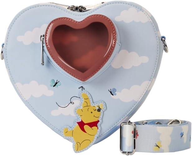 Loungefly Winnie the Pooh Balloons Heart Winnie the Pooh Crossbody Bag
