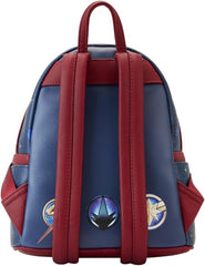LOUNGEFLY Marvel the Marvels Group Spider-Verse Heroes Double Strap Shoulder Bag