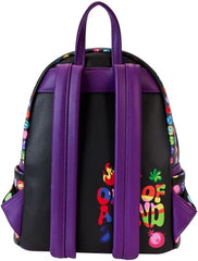 LOUNGEFLY Pixar Inside Out 2 Core Memories Spinning Wheel Mini Backpack