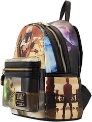 LOUNGEFLY Star Wars Episode II Attack of the Clones Scene Double Strap Shoulder Bag