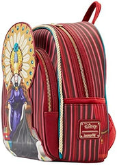 LOUNGEFLY Disney Snow White Evil Queen Throne Double Strap Shoulder Bag