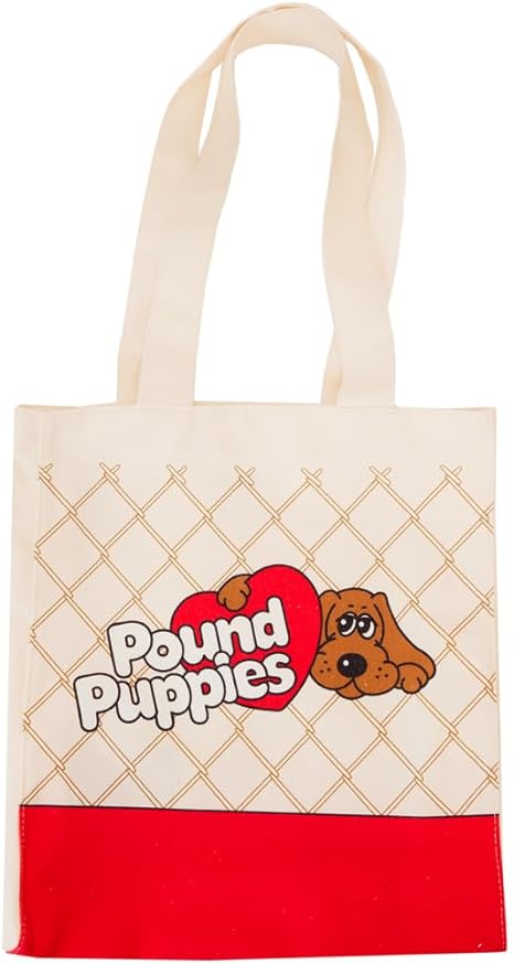 LOUNGEFLY Tote Bags Pound Puppies 40th Anniversary Canvas Tote Bag, Other/ Mixed, One Size