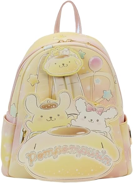 LOUNGEFLY Sanrio Pompompurin Carnival Double Strap Shoulder Bag