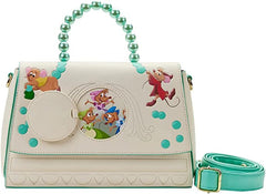 Loungefly Disney Cinderella Gus and Jack Bead Handle Crossbody Bag