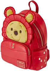 LOUNGEFLY Winnie the Pooh Rainy Day Puffer Jacket Mini Backpack