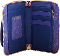 LOUNGEFLY Coraline Stars Glow Zip Around Wallet