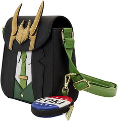 LOUNGEFLY Marvel Loki for President Crossbody Bag
